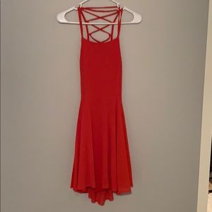 Lulus back lace up dress